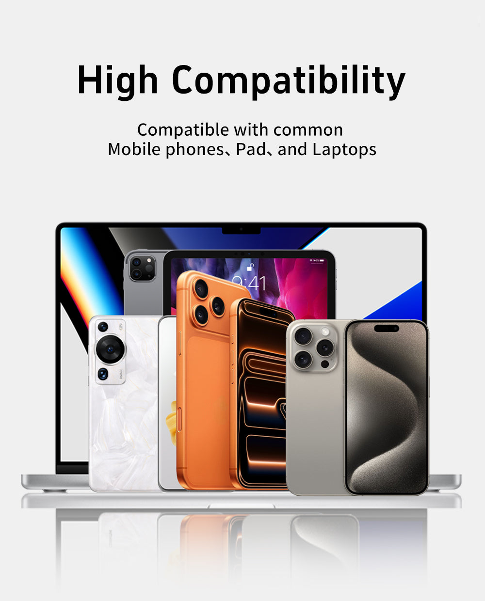[GOLD] Basemo 2-in-1 240W Charging Cable with Hidden Phone Stand