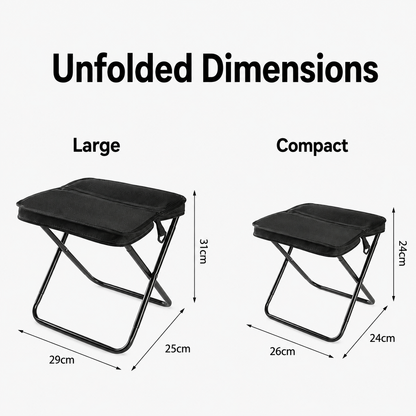 [GOLD] 2-in-1 Folding Stool Crossbody Bag