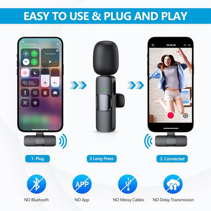 [GOLD] ClipMic Duo – Wireless Noise-Reducing Mic Set