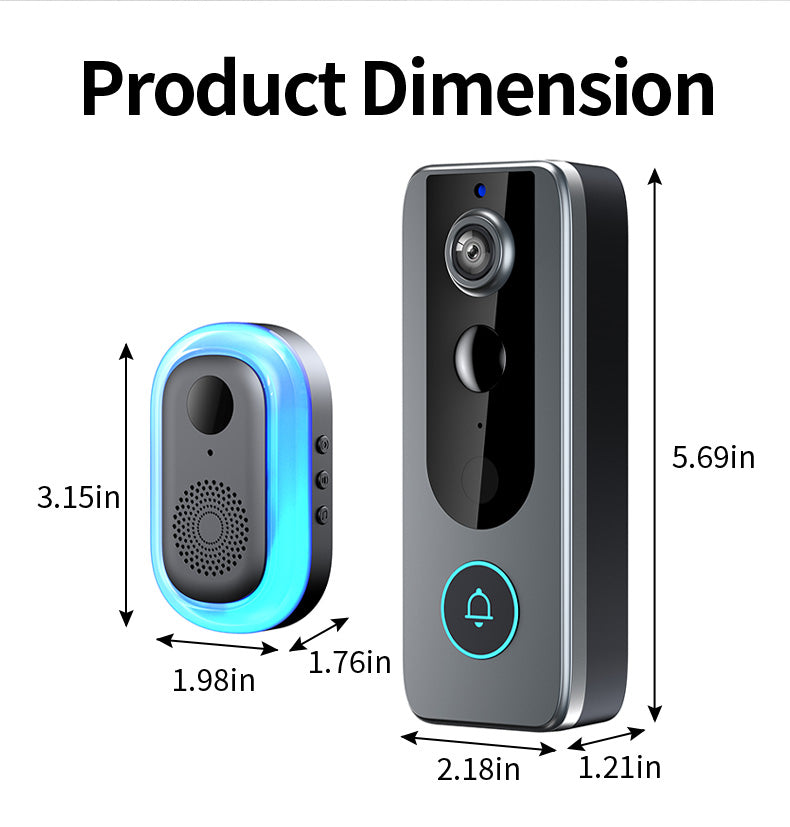 Aazon.co: 1080P Tuya Sart Video Doorbell WiFi Wired Video Interco for Hoe Apartent Office Aazon.co: 1080P Tuya Sart Video Doorbell WiFi Wired Video Interco for Hoe Apartent Office
