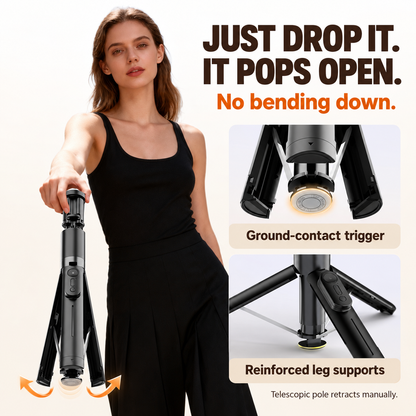 [GOLD #165-Ep.458] PopStand Self-Opening Tripod & Selfie Stick