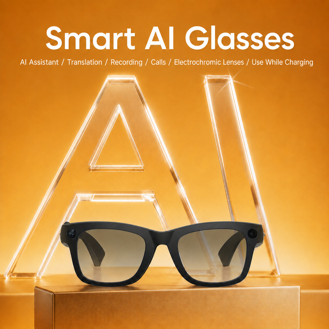 [GOLD] Luma All-in-One AI Electrochromic Smart Glasses
