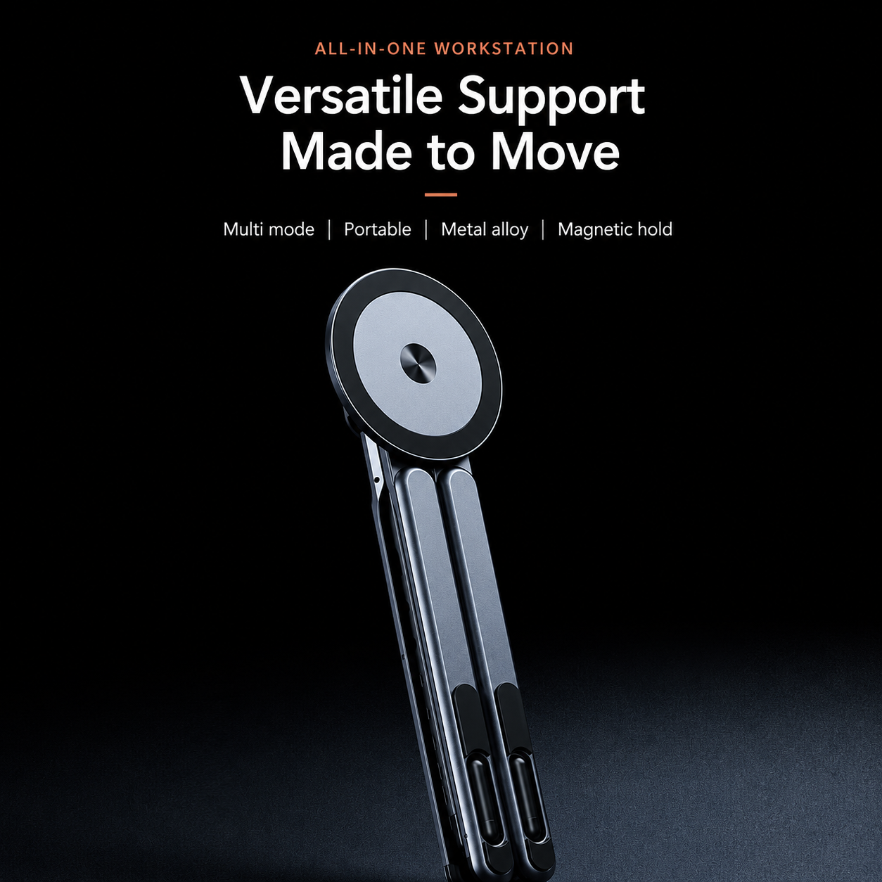 [GOLD] 4-in-1 Foldable Magnetic Device Stand