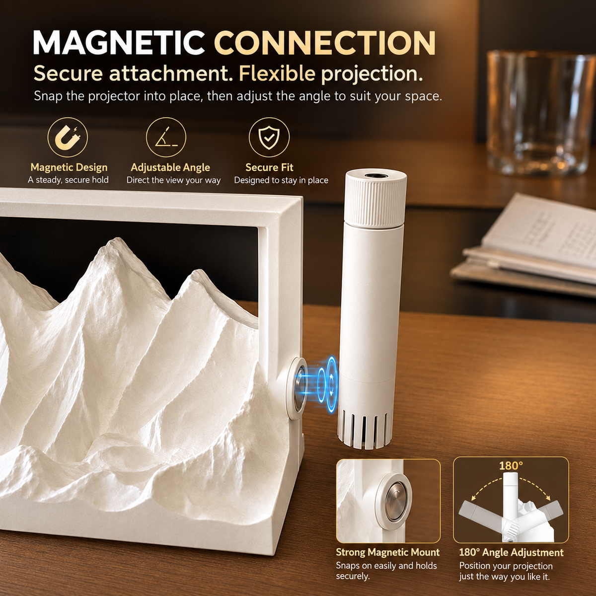 [GOLD #159.Ep444] Golden Mountain 3-in-1 Projection & Aroma Lamp