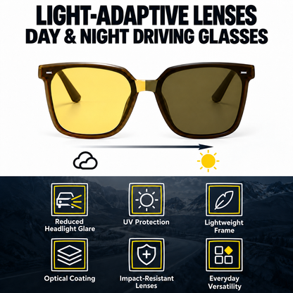 [GOLD #162-Ep.451] DuskShift Light-Adaptive Day & Night Driving Glasses