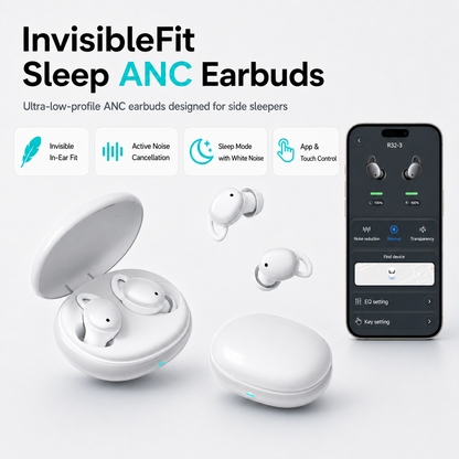 [GOLD] InvisibleFit Sleep ANC Earbuds