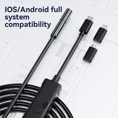 [GOLD] FlexScope Pro – Plug & View Inspection Cam with 5M Bendable Cable and Swappable Tool Tips