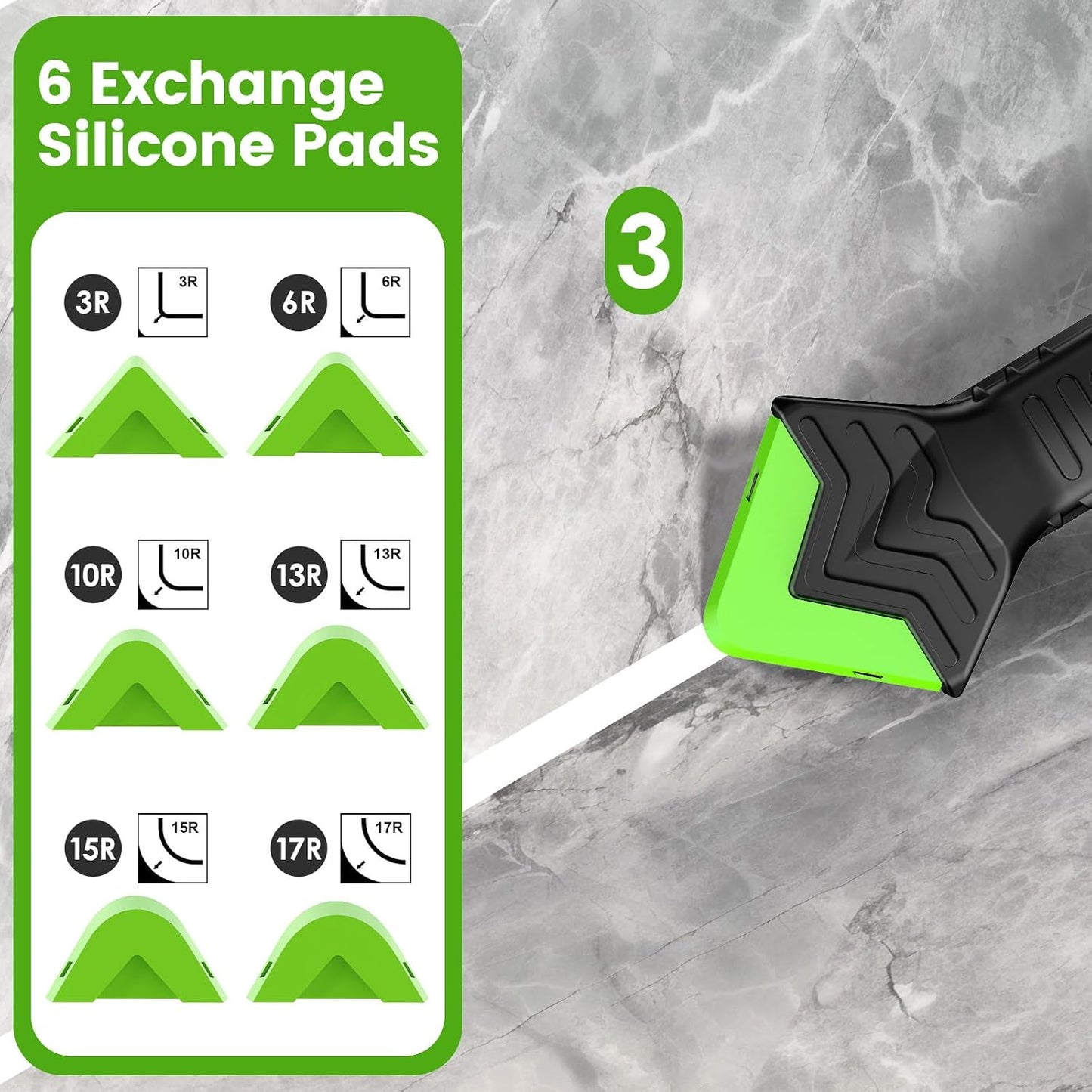 [GOLD] 5-in-1 Caulk Remover & Finishing Tool Kit