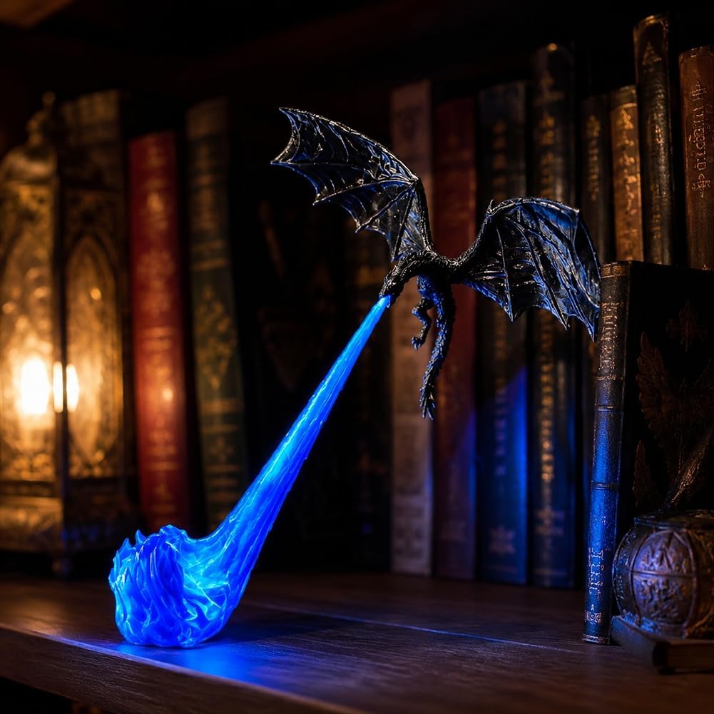 Fire-Breathing Dragon LED Decor Light