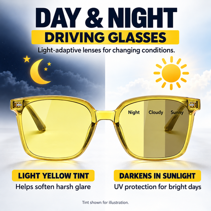 [GOLD #162-Ep.451] DuskShift Light-Adaptive Day & Night Driving Glasses