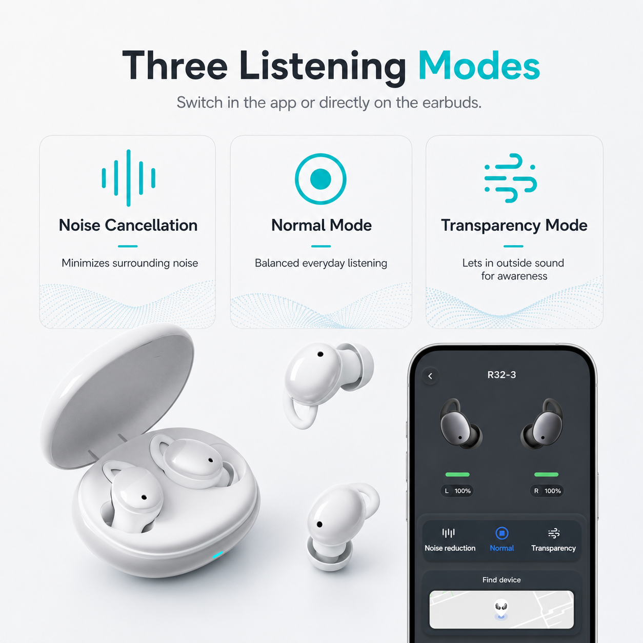 [GOLD] InvisibleFit Sleep ANC Earbuds