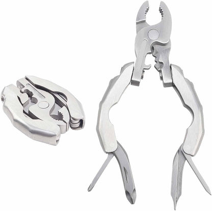 [GOLD] 9-in-1 Keychain Multitool Pliers