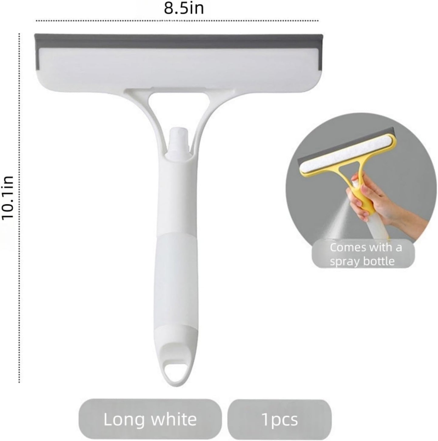 [GOLD] 3-in-1 Spray Window & Mirror Squeegee