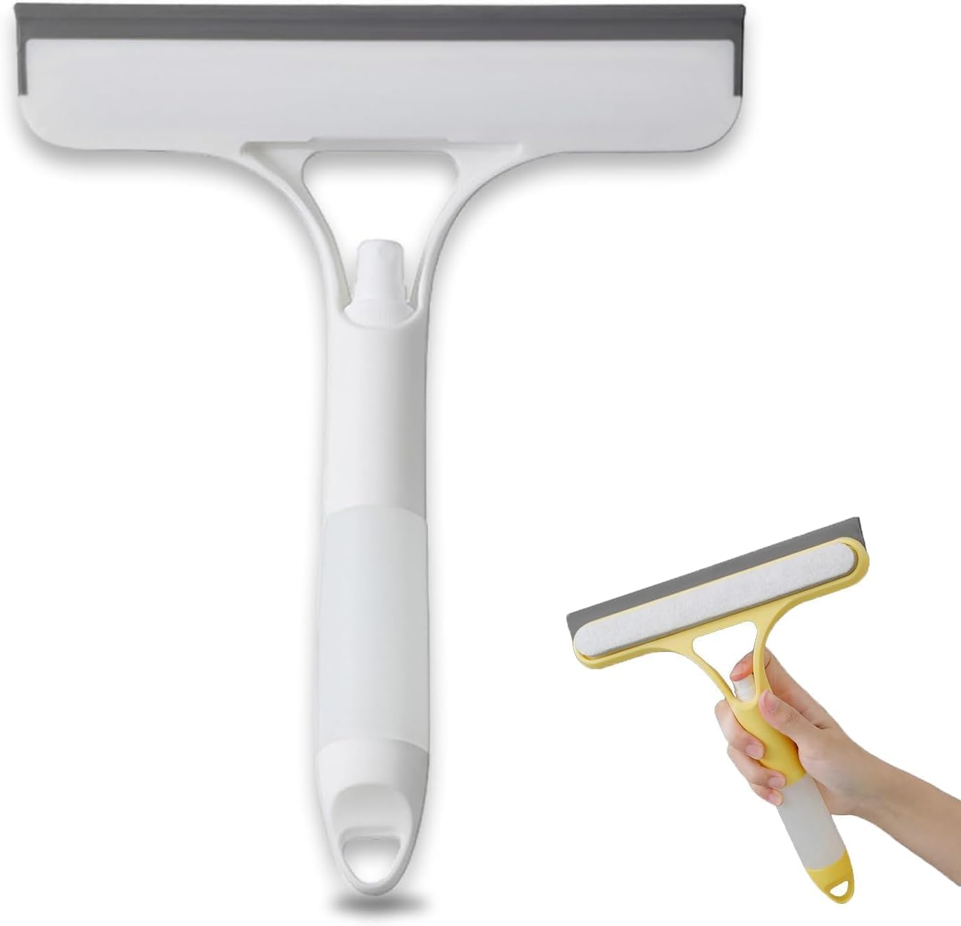 [GOLD] 3-in-1 Spray Window & Mirror Squeegee