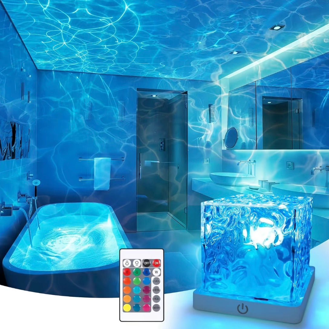 [GOLD #158.Ep.443] RippleCube Rechargeable Bathroom Mood Light