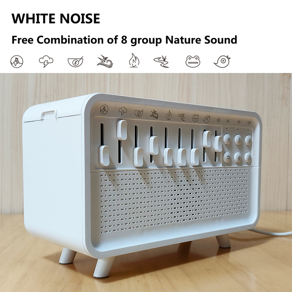 [GOLD] DreamMix Pro – White Noise Sound Machine with Scented Mist & Night Light