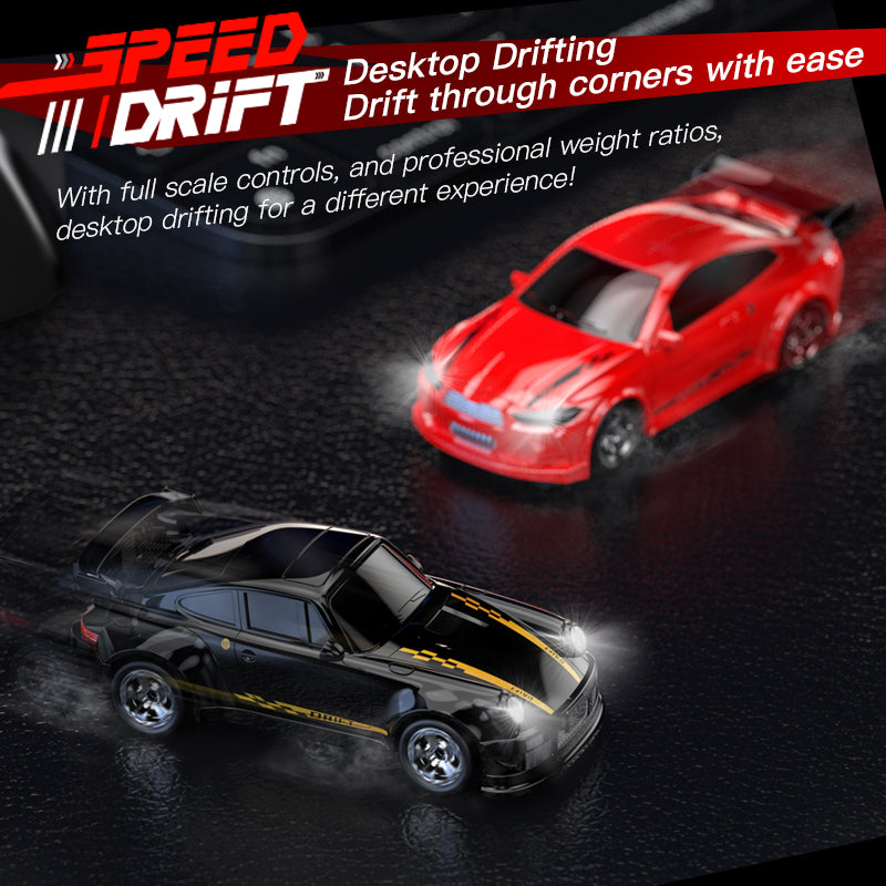 [GOLD] DeskDrift Mini – 1:64 Scale 4WD Proportional RC Drift Car