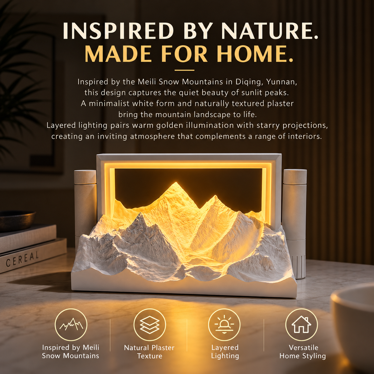 [GOLD #159.Ep444] Golden Mountain 3-in-1 Projection & Aroma Lamp