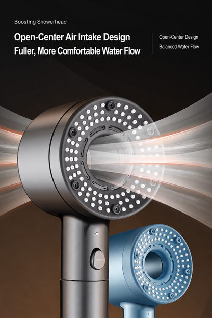 [GOLD] TurboFlow 5-Mode Filtered Showerhead with 5 Filter Cartridges
