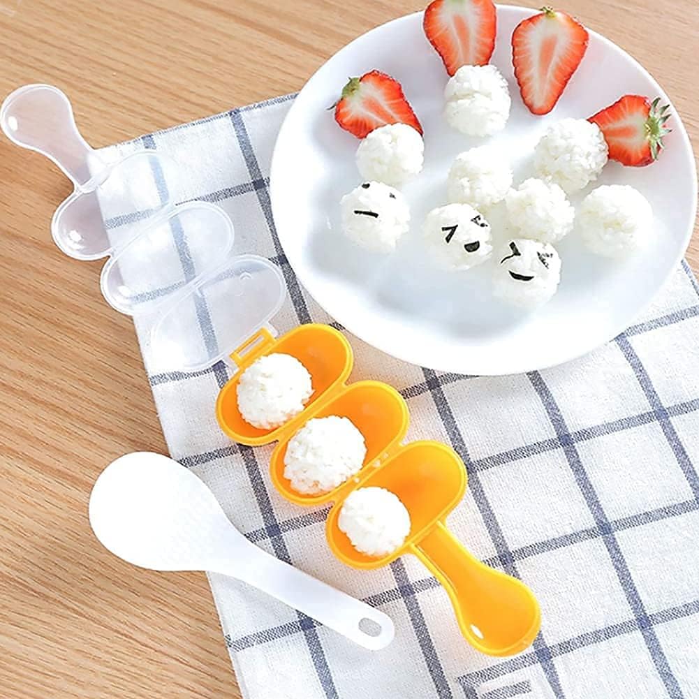 [GOLD] 2 pcs Rice Ball Shaker Set – Easy DIY Rice Ball Maker