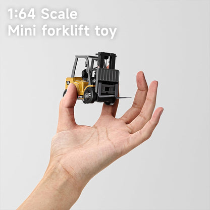 [GOLD] MicroCrew™ Mini RC Construction Series – Pocket Dump Truck, Excavator & Forklift Set