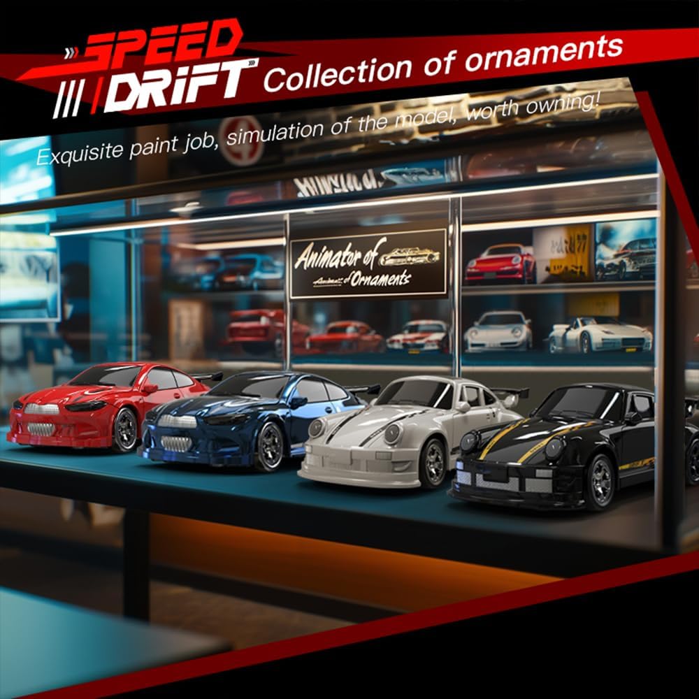 [GOLD] DeskDrift Mini – 1:64 Scale 4WD Proportional RC Drift Car
