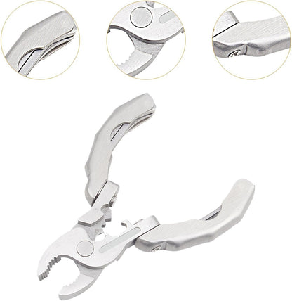 [GOLD] 9-in-1 Keychain Multitool Pliers