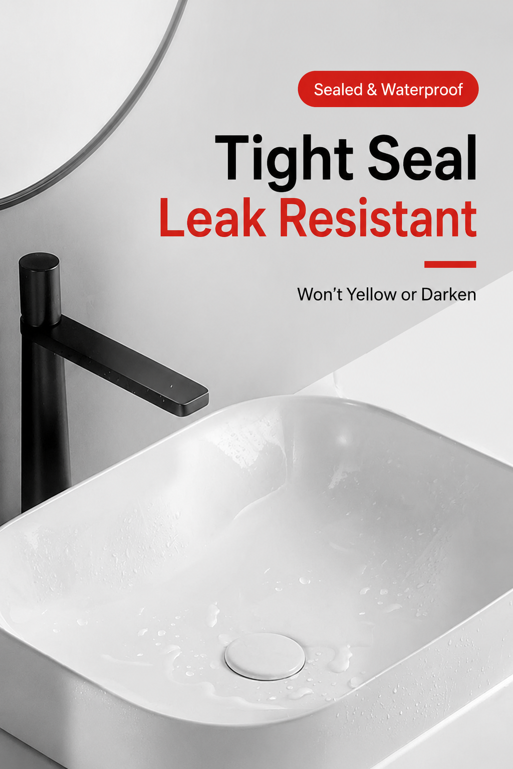 [GOLD] Flexible Kitchen & Bath Waterproof Caulk Sealant