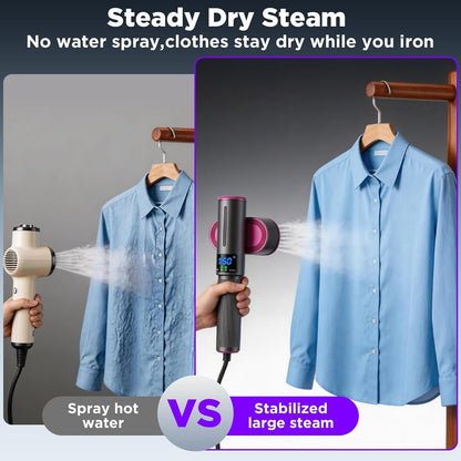 [GOLD] FlexSteam 2-in-1 Travel Steamer Iron