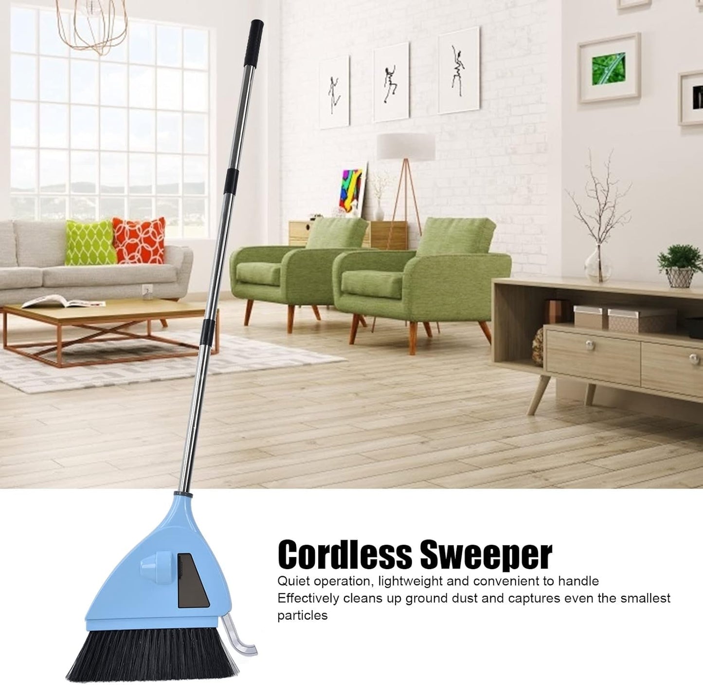 [GOLD] LineVac Broom – Built-in Suction for Easier Sweeping