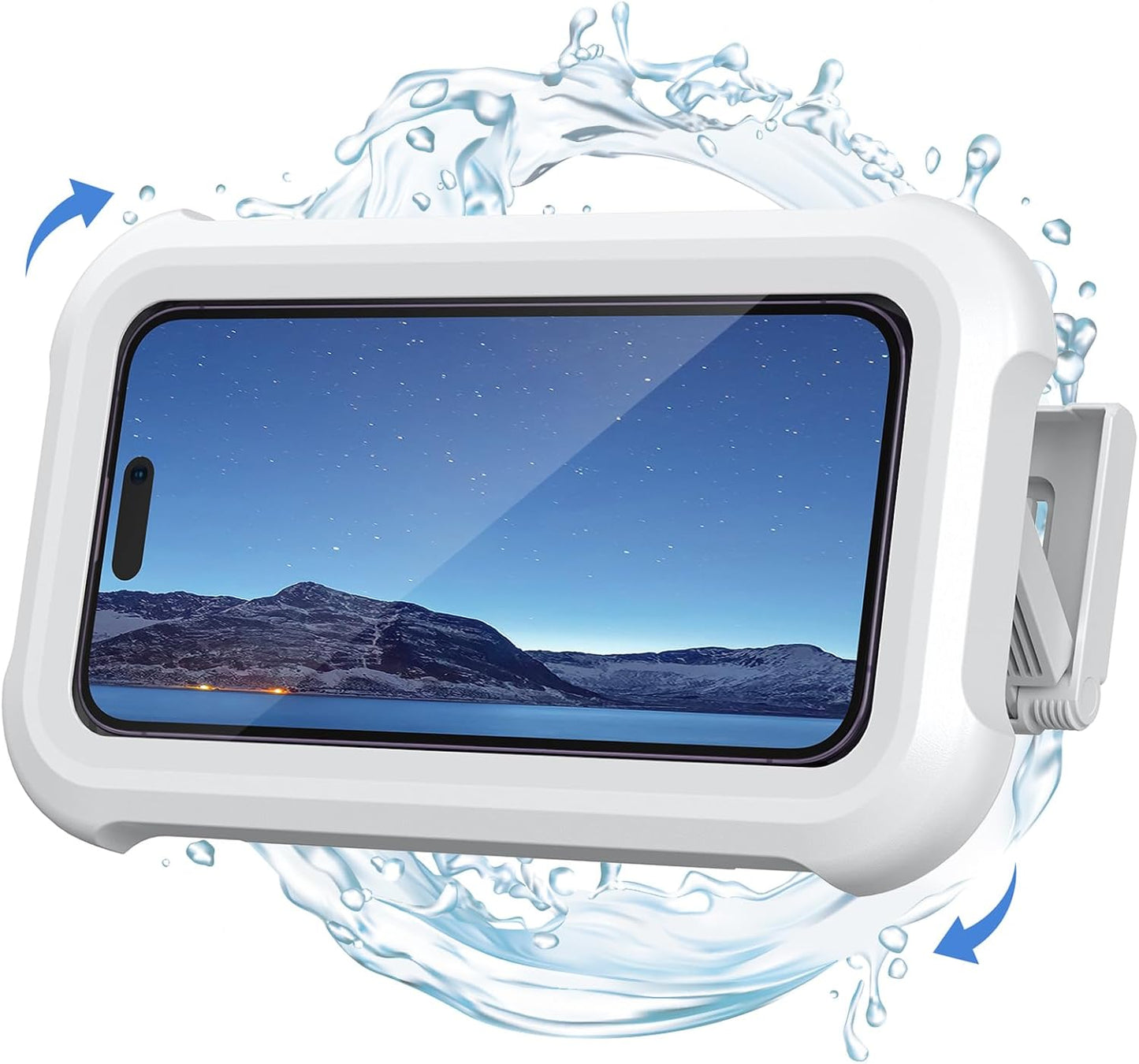 [GOLD] Waterproof 480° Shower Phone Holder – Wall & Bathtub Mount
