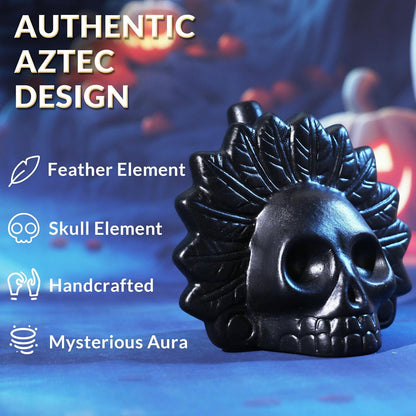 [GOLD] Aztec Death Whistle – Authentic Ceramic with Bone-Chilling Screams