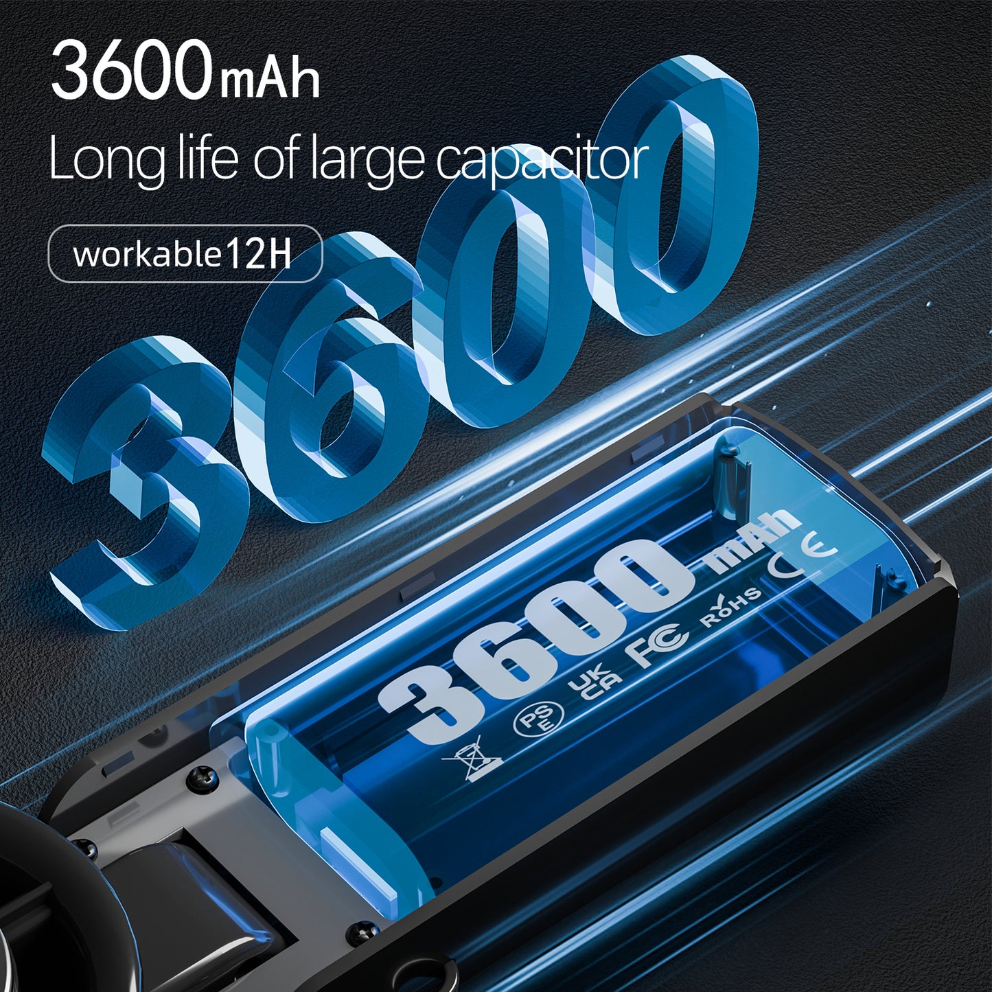[GOLD] IceRush Turbo – Handheld Fan with Instant Cooling Plate & LED Light