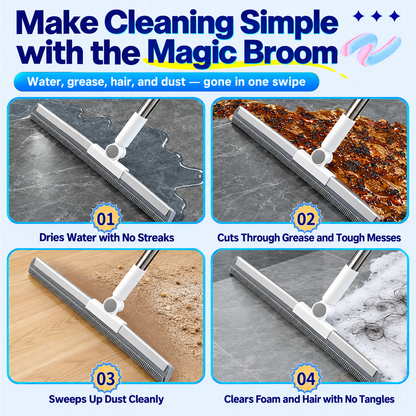 [GOLD #157-Ep.442] FlexSweep 3-in-1 Magic Broom & Floor Squeegee