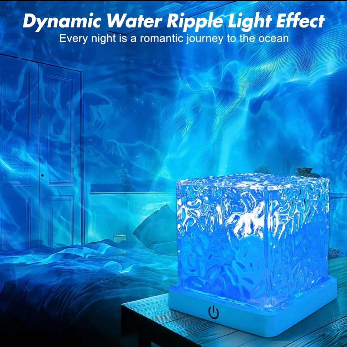 [GOLD #158.Ep.443] RippleCube Rechargeable Bathroom Mood Light