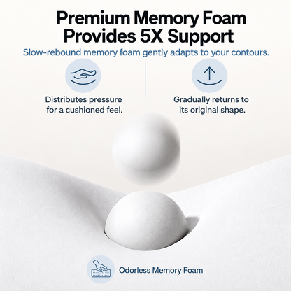 [GOLD #161.Ep448] Pain Relief Ergonomic Butterfly Pillow – Cooling Memory Foam