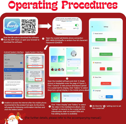 [GOLD] LumiOrb WiFi Crystal Ball – 3D Video & Photo Memory Sphere