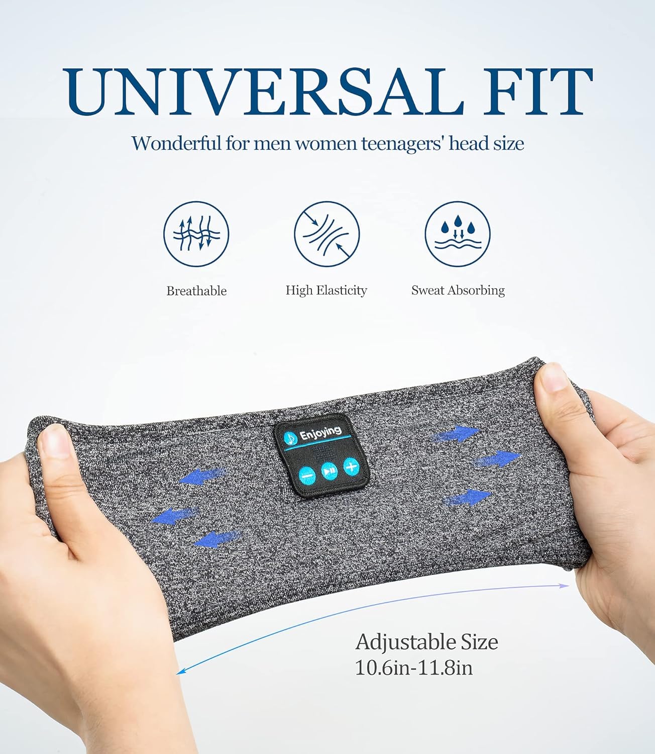 [GOLD] DreamBand 3-in-1 Bluetooth Sleep & Sport Headband Sleep Mask Headphones