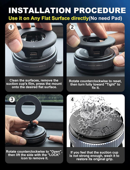 [GOLD] Gen 2 360° Vacuum + Nano-Gel Phone Holder