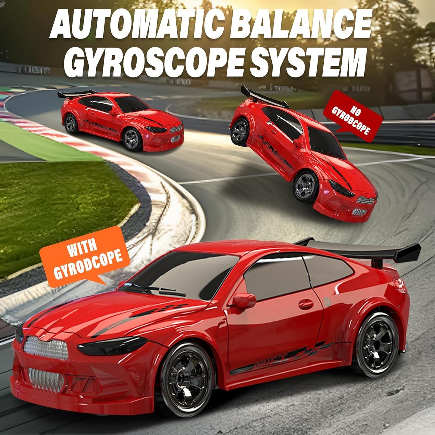 [GOLD] DeskDrift Mini – 1:64 Scale 4WD Proportional RC Drift Car