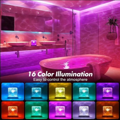 [GOLD #158.Ep.443] RippleCube Rechargeable Bathroom Mood Light