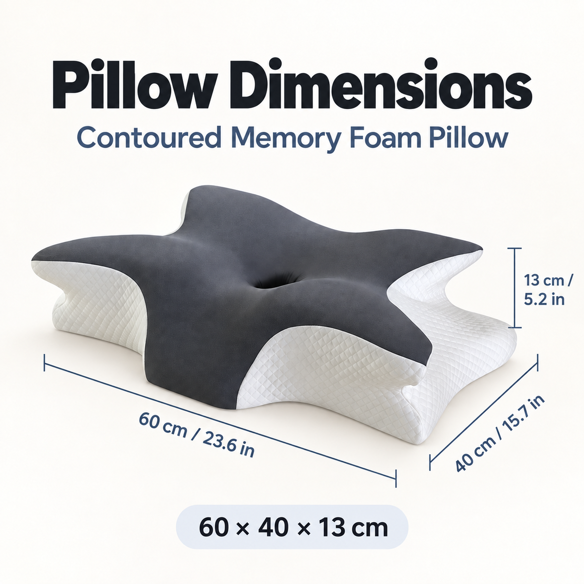 [GOLD #161.Ep448] Pain Relief Ergonomic Butterfly Pillow – Cooling Memory Foam