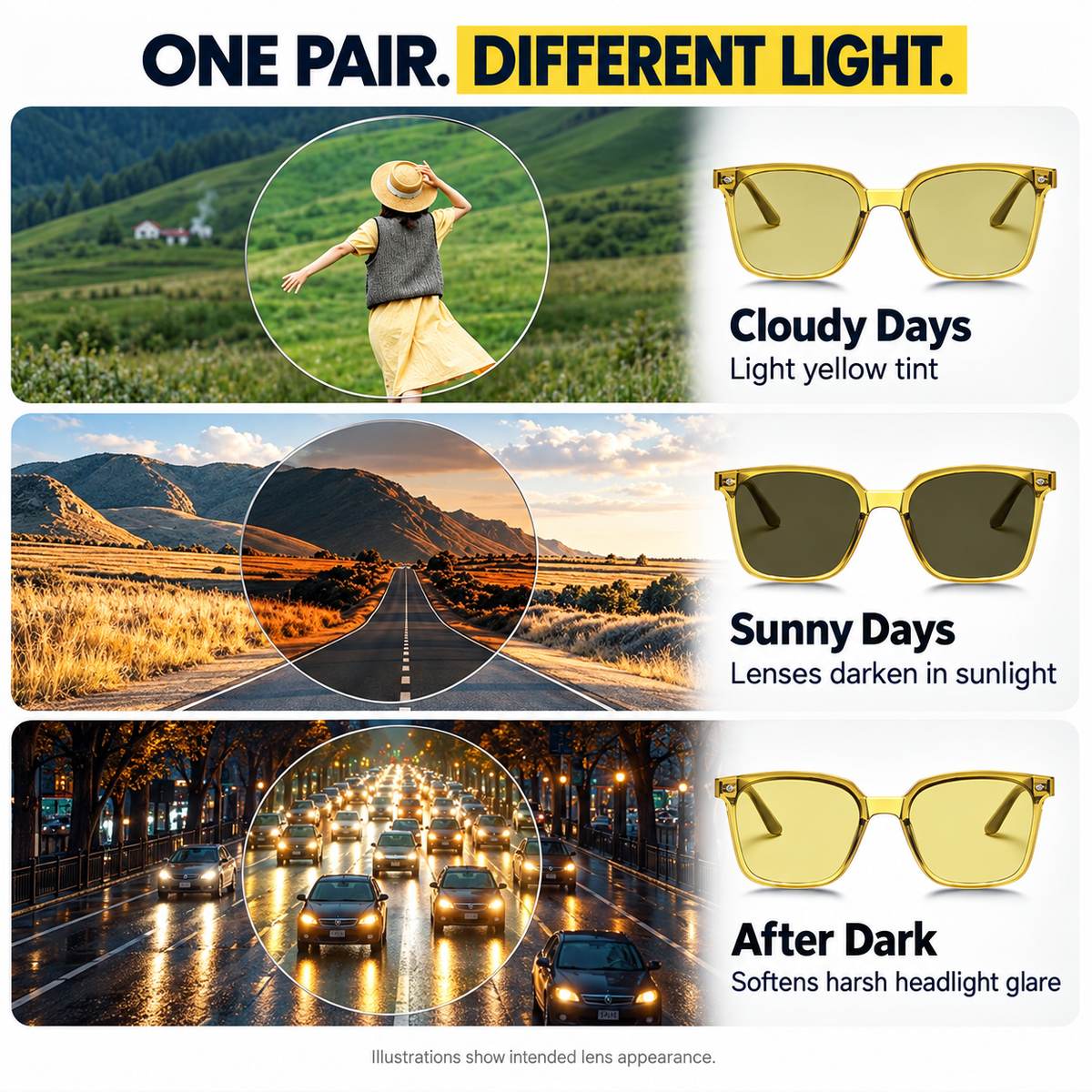 [GOLD #162-Ep.451] DuskShift Light-Adaptive Day & Night Driving Glasses