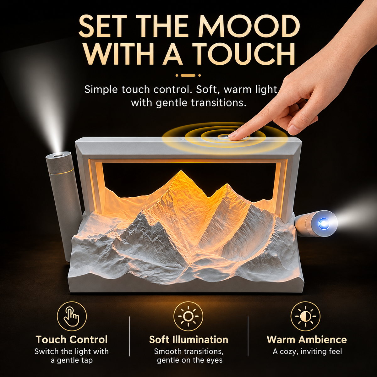 [GOLD #159.Ep444] Golden Mountain 3-in-1 Projection & Aroma Lamp