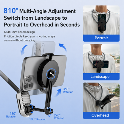 [GOLD] Varnelo 2-in-1 POV Neck Mount