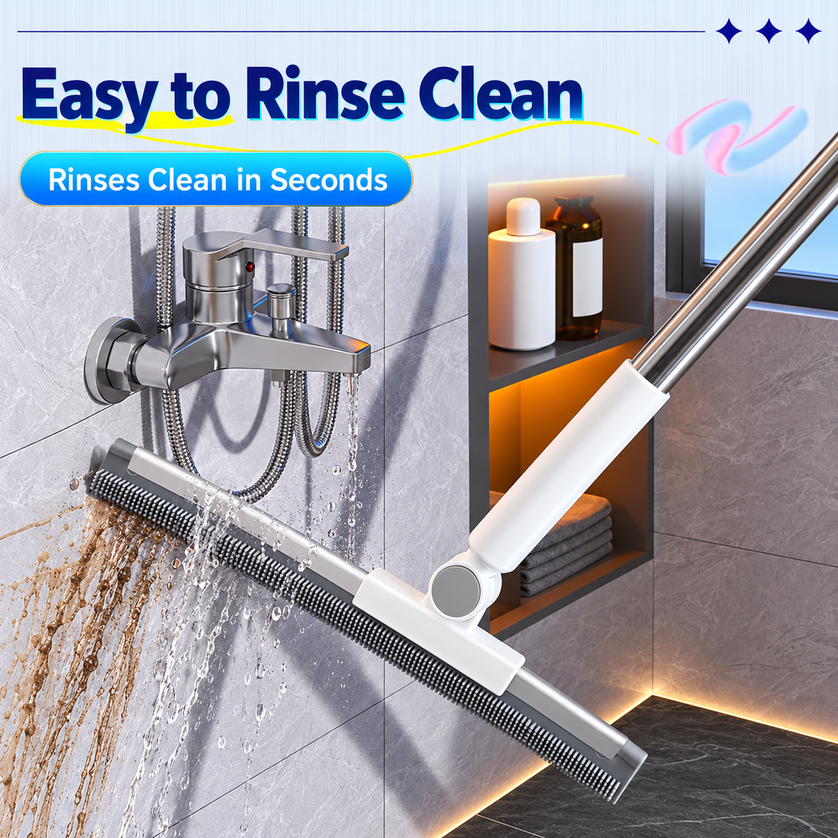 [GOLD #157-Ep.442] FlexSweep 3-in-1 Magic Broom & Floor Squeegee