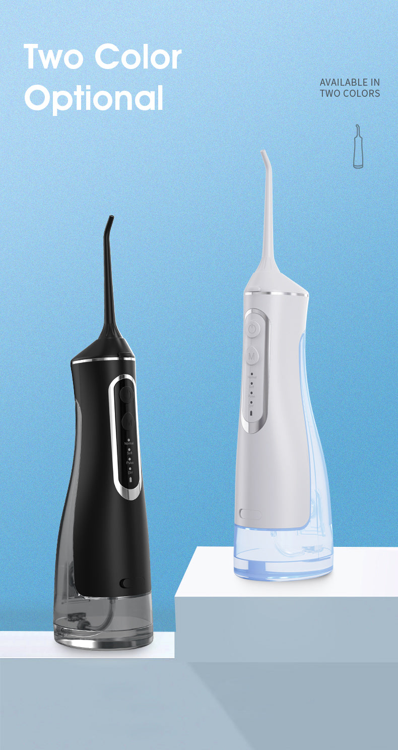 [GOLD] HydroPulse Pro – Portable Water Flosser with 4 Modes & 8 Tips