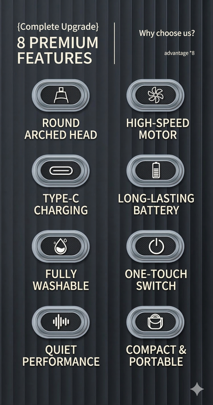 [GOLD] KONKA Pocket Electric Nose Hair Trimmer