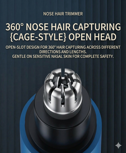 [GOLD] KONKA Pocket Electric Nose Hair Trimmer