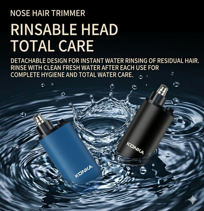 [GOLD] KONKA Pocket Electric Nose Hair Trimmer